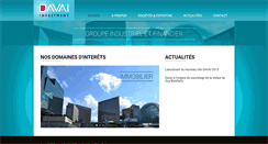 Desktop Screenshot of davai-investment.com